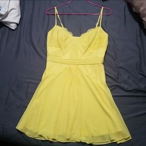 BCBG Bright Yellow Dress